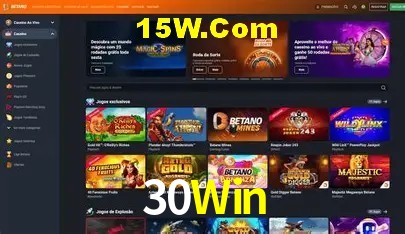 Slots com jackpots e giros grátis na 30Win